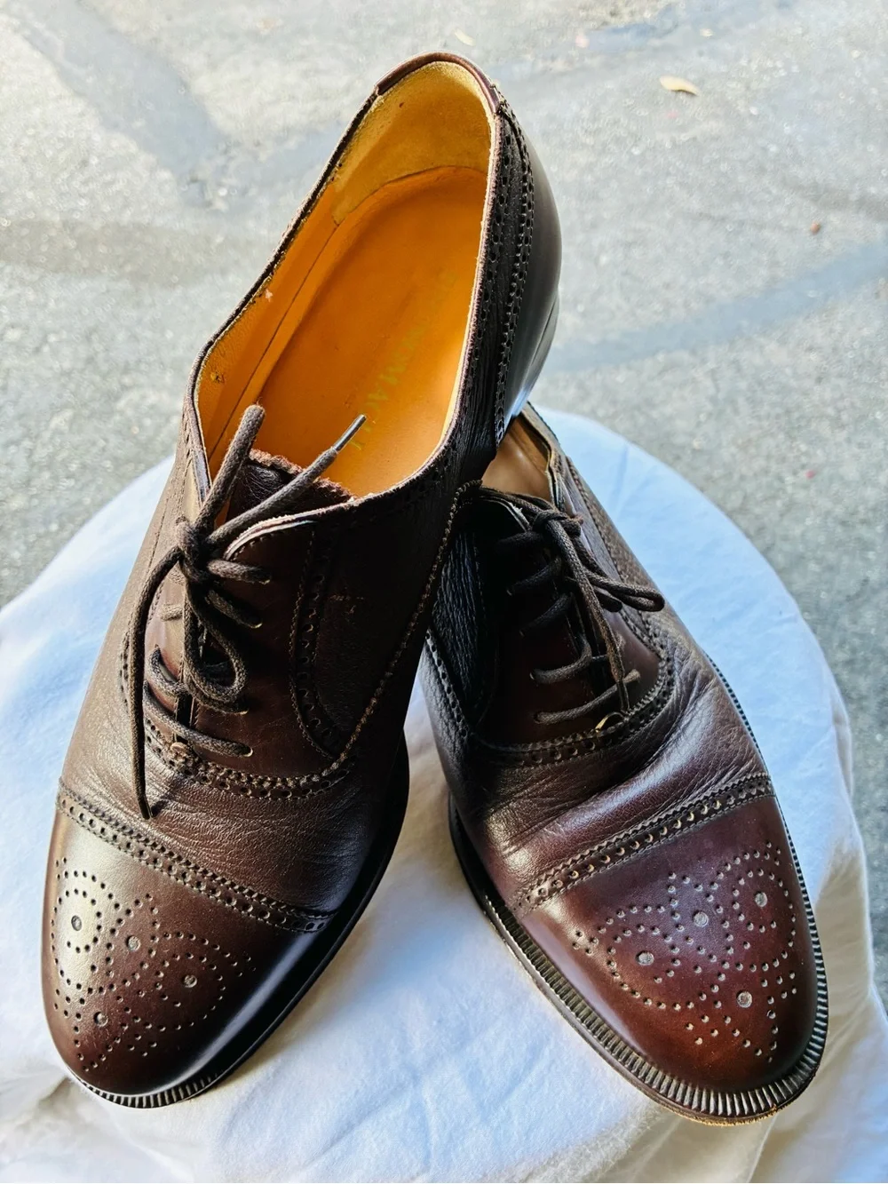 Bruno Magli Men's Charles Oxblood Oxfords, Size 8
